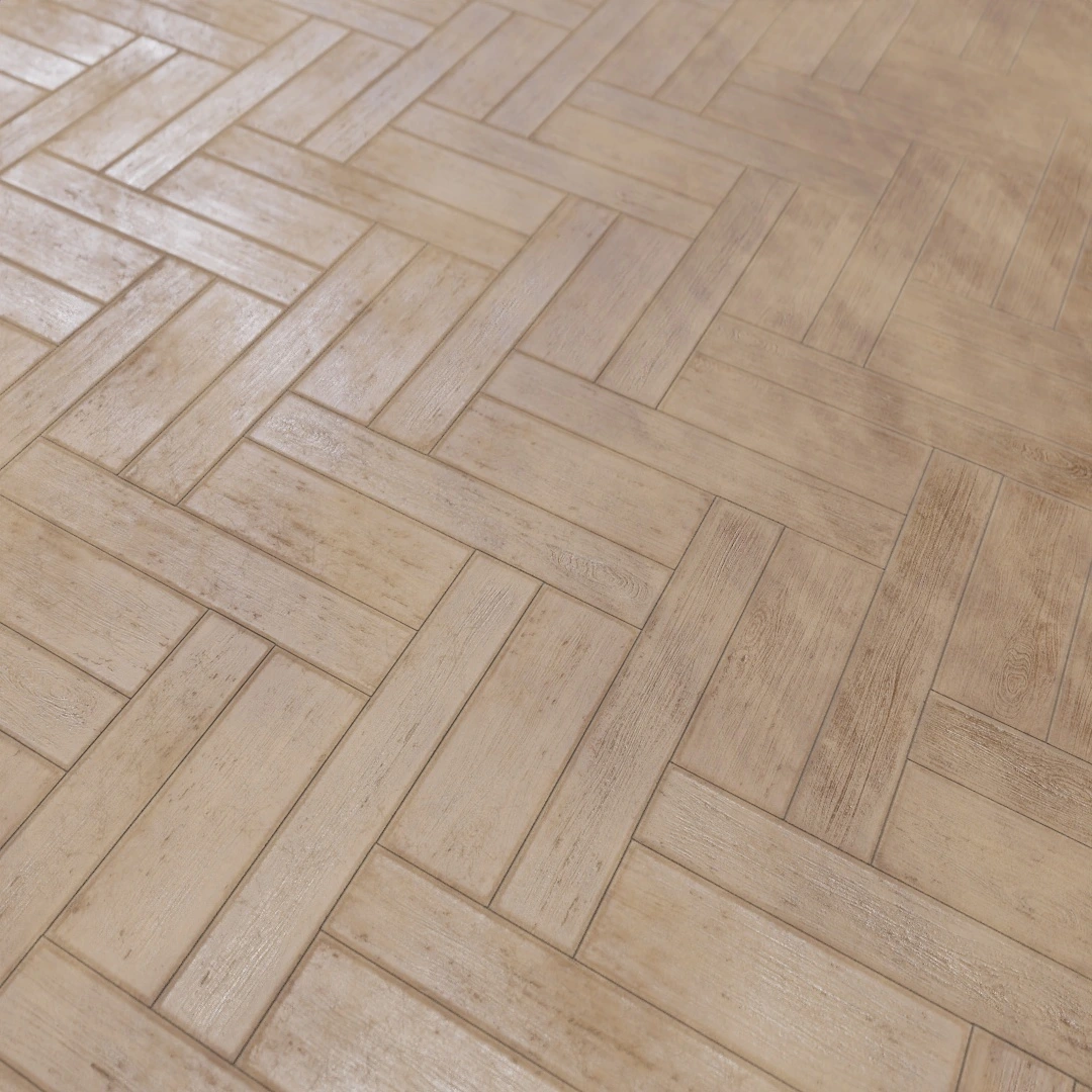 Aged Oak Herringbone Texture