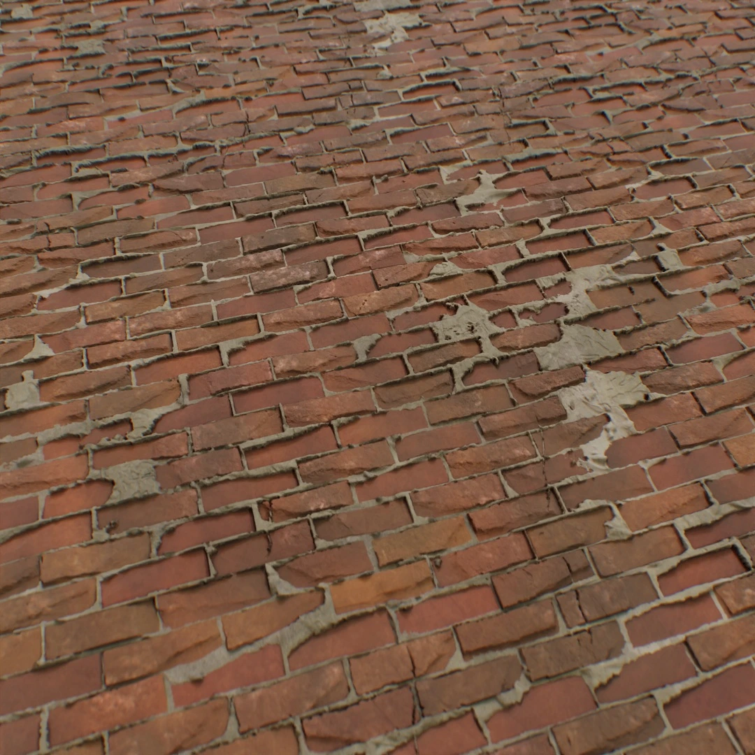 Aged Terracotta Brick Texture