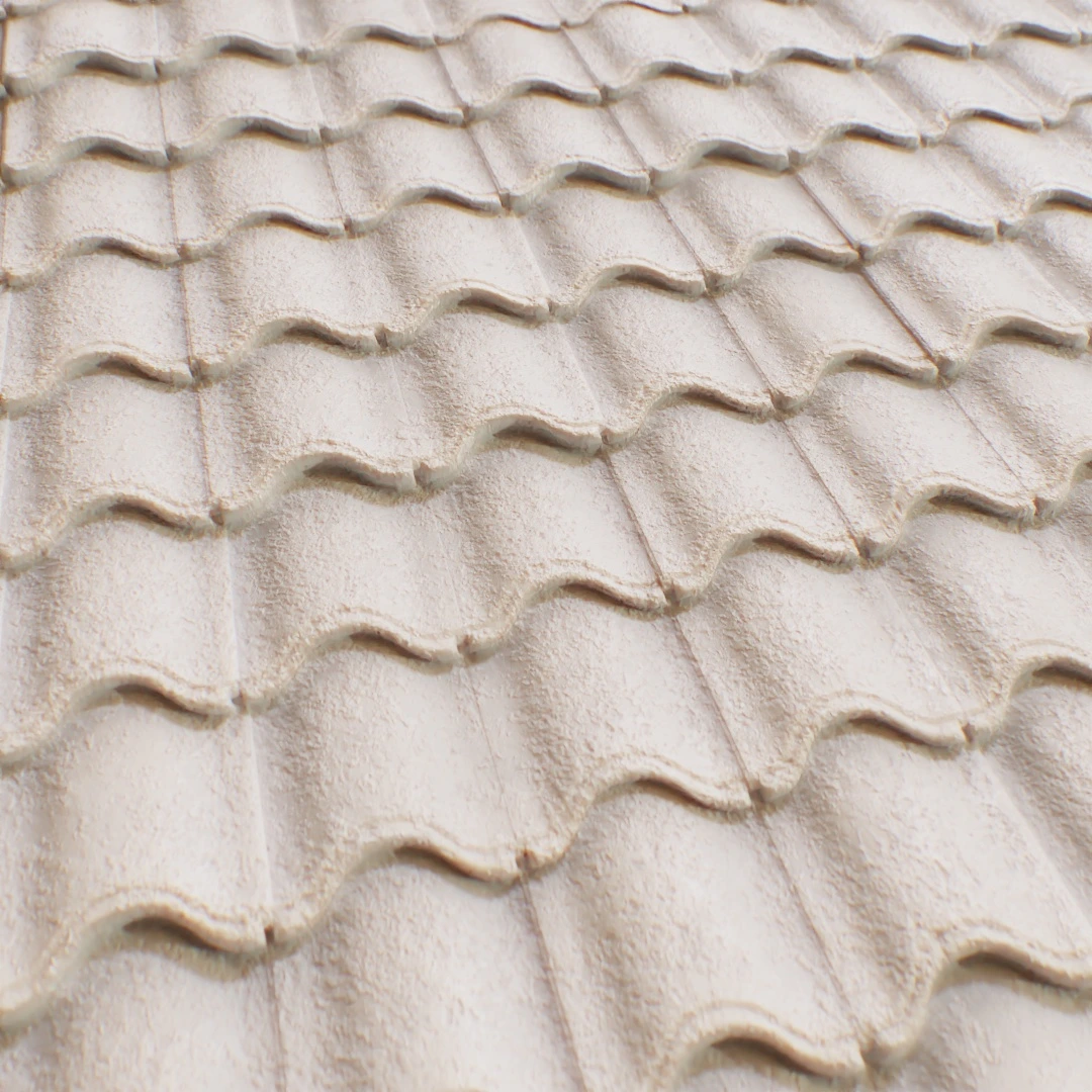 Aged Terracotta Shingle Roof Texture