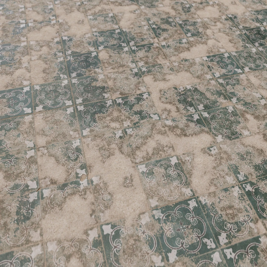 Aged Vintage Patina Tile Texture