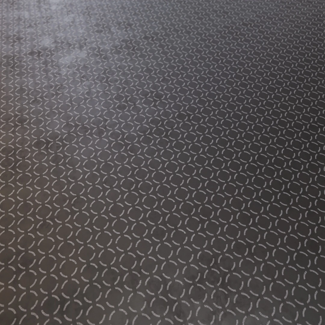 Charcoal Chainmail Embossed Wall Texture