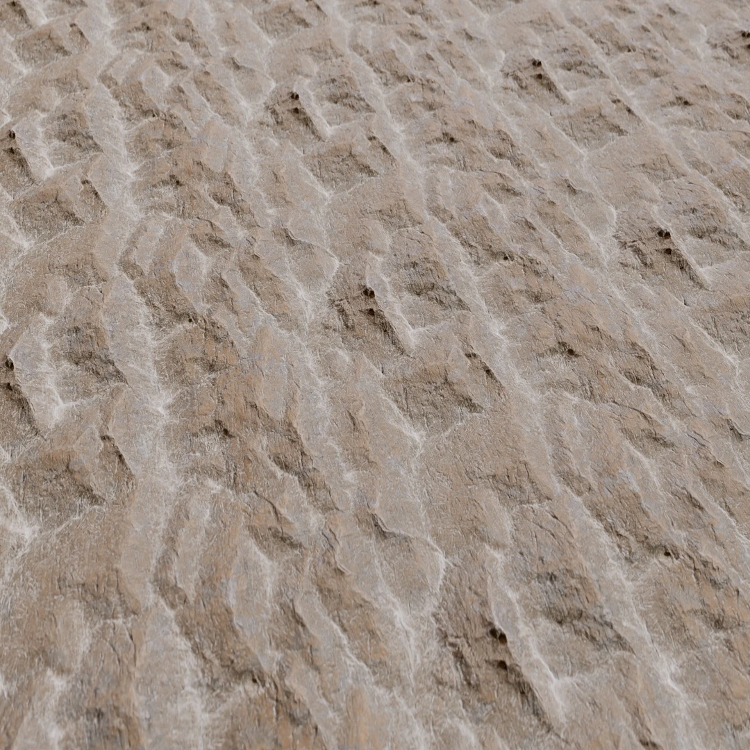 Coarse Crystalline Salt Rock Texture