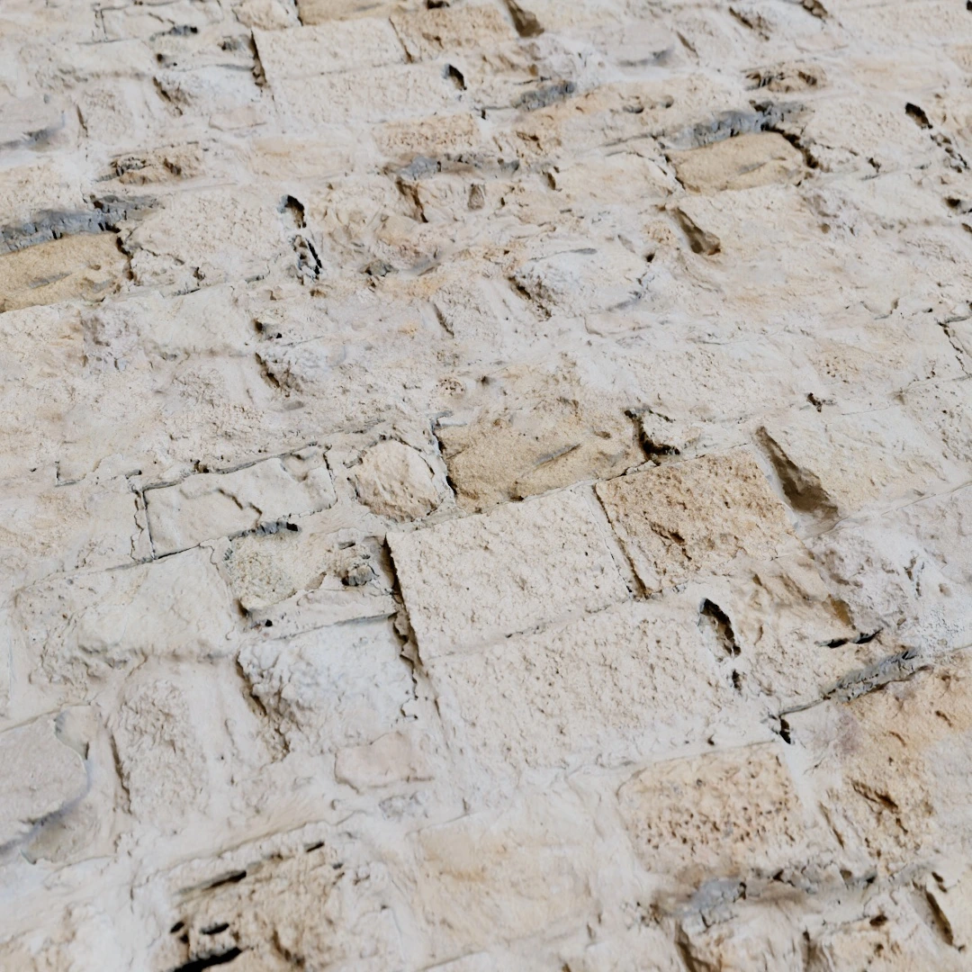 Cracked Rough Stone Wall Texture