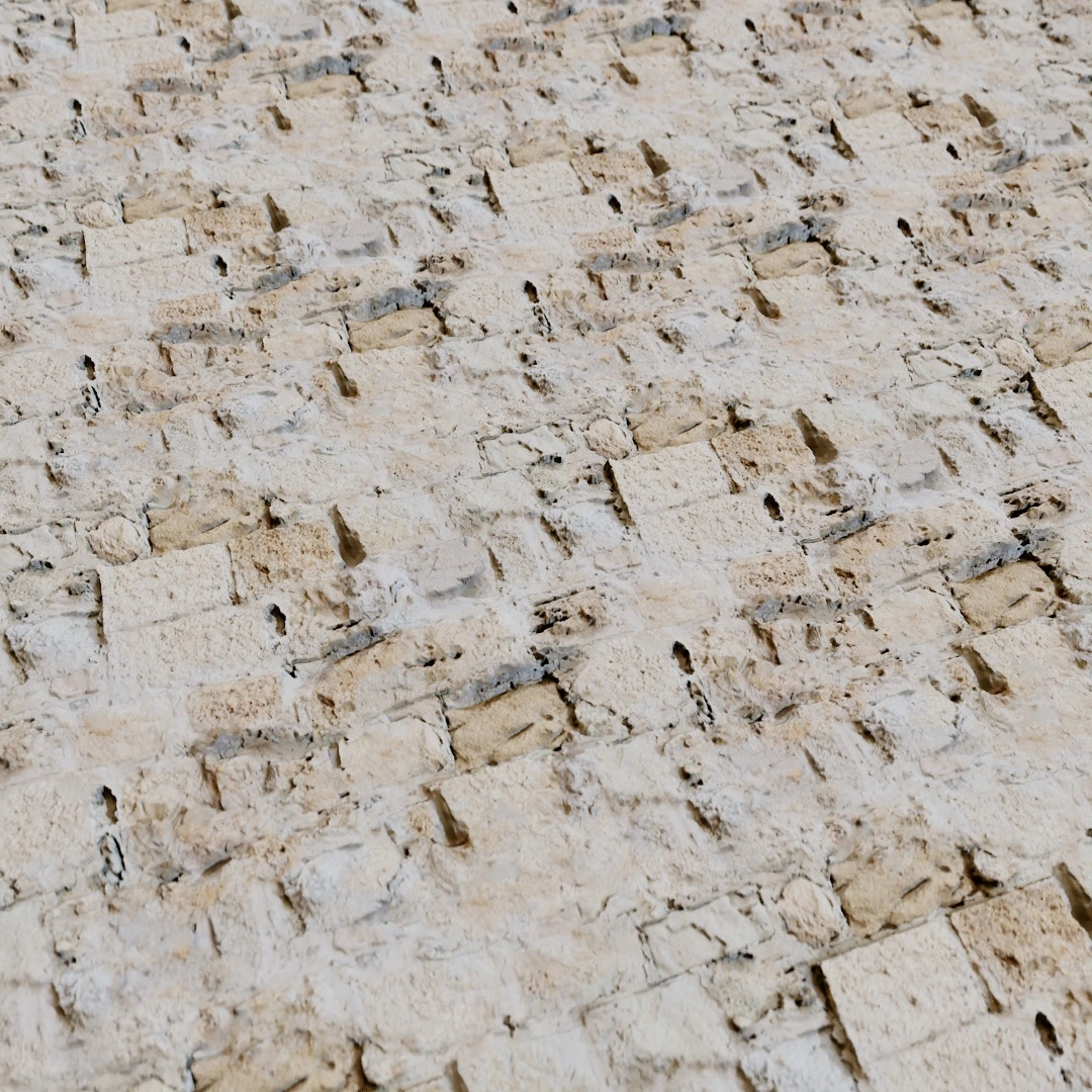 Cracked Rough Stone Wall Texture