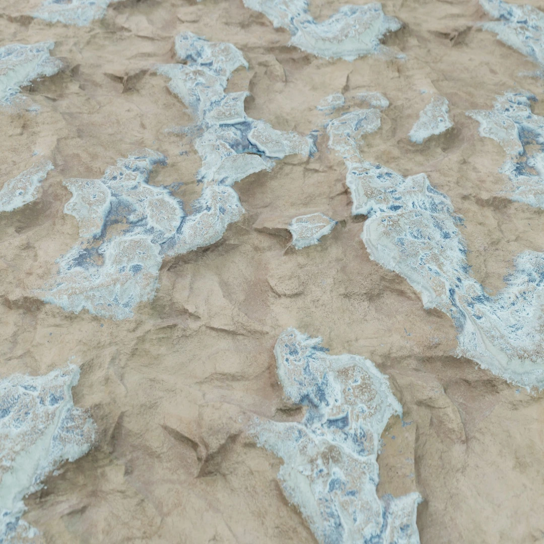 Cracked Surreal Desert Texture