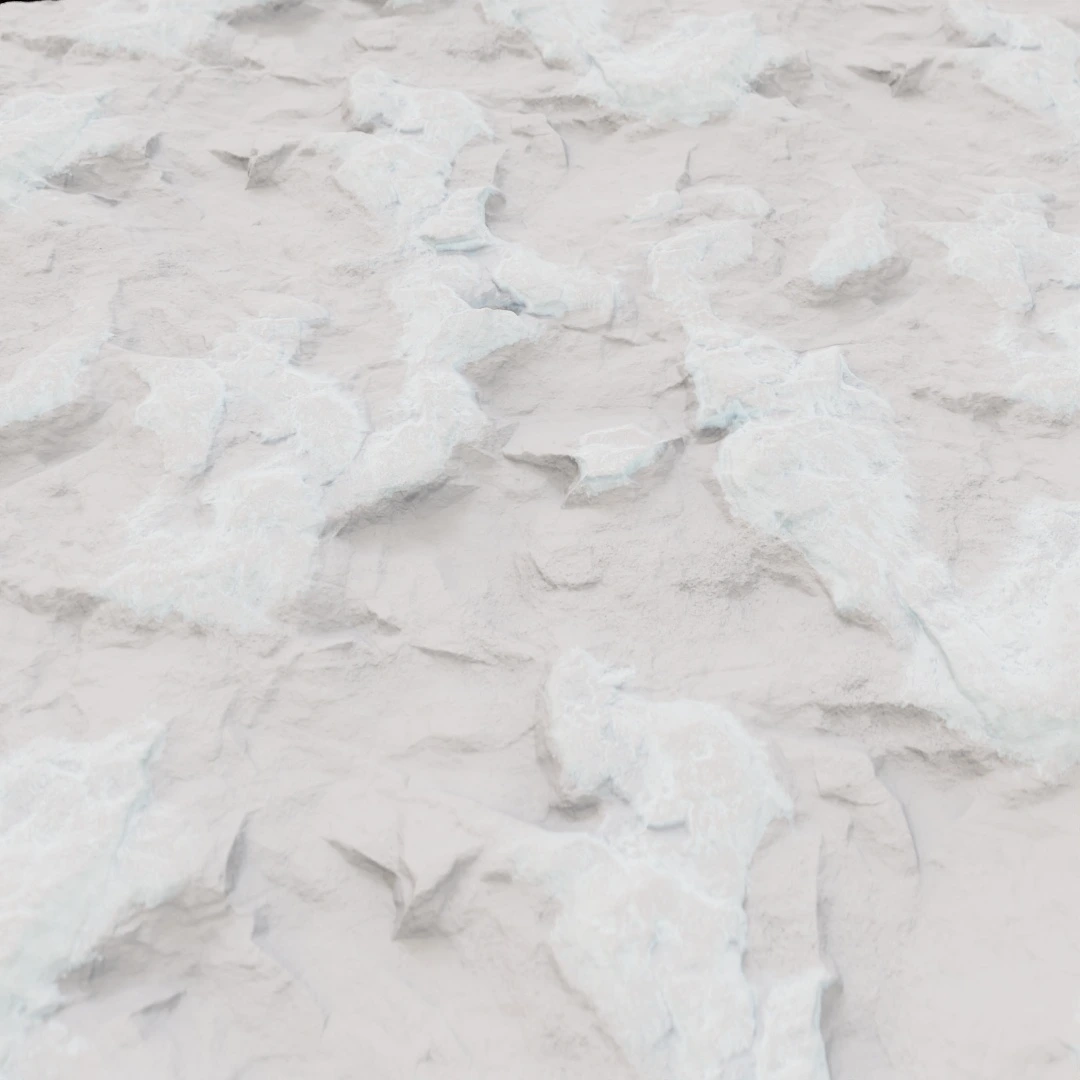 Cracked Surreal Desert Texture