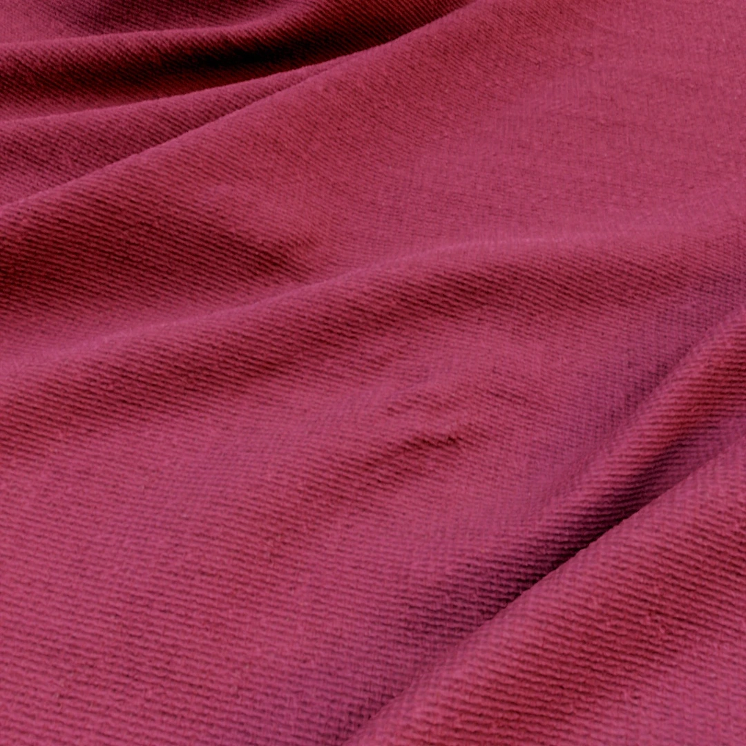 Crimson Coarse Woven Fabric Texture