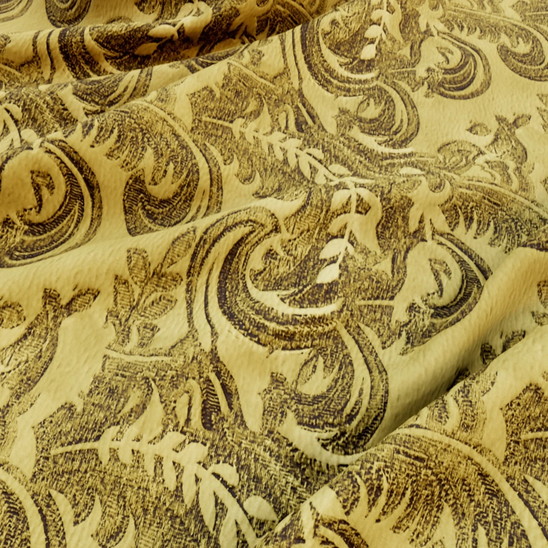 Free Golden Damask Vintage Fabric Texture