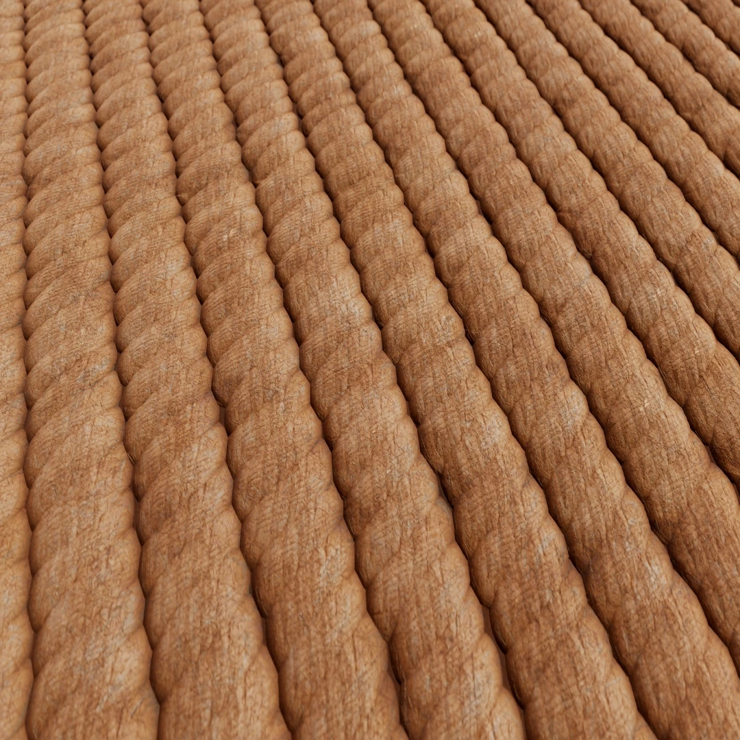 Golden Brown Coarse Rope Texture