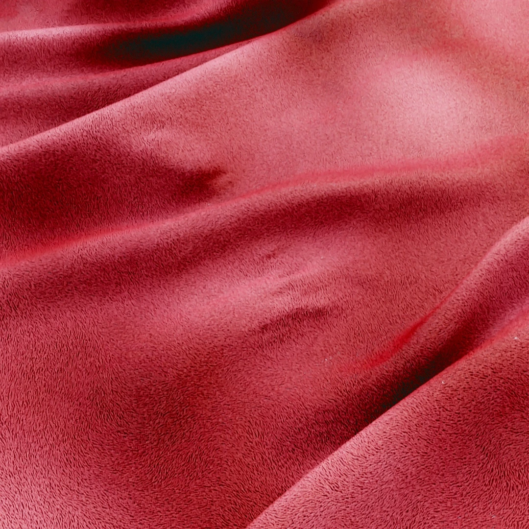 Luxurious Crimson Velvet Fabric Texture