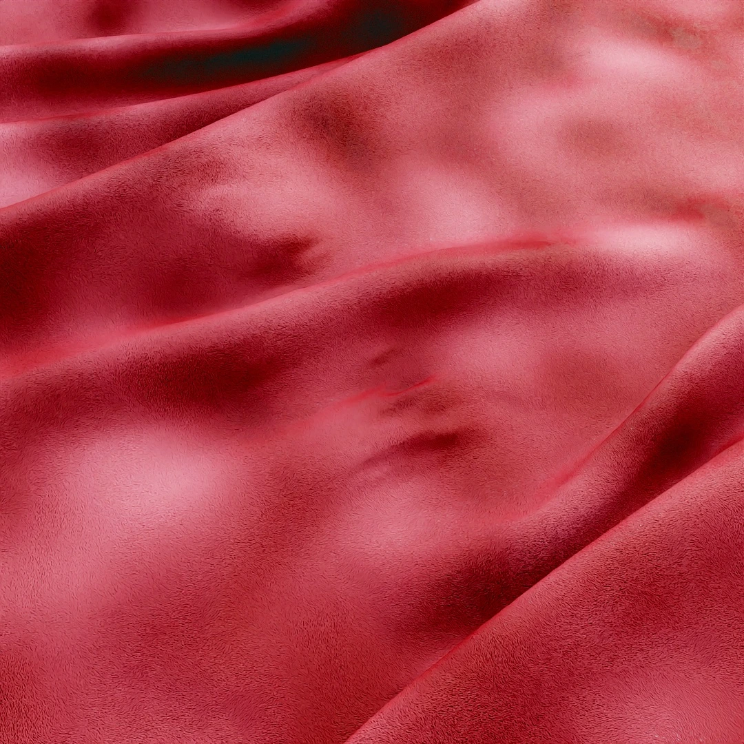 Luxurious Crimson Velvet Fabric Texture