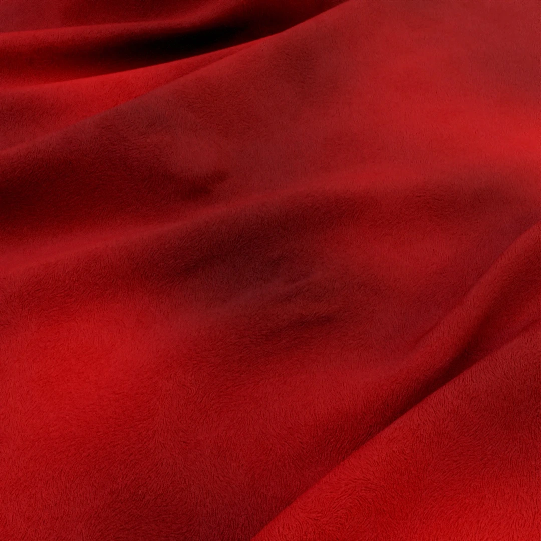 Luxurious Crimson Velvet Texture