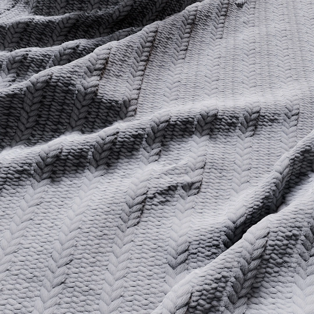 Midnight Knit Weave Fabric Texture