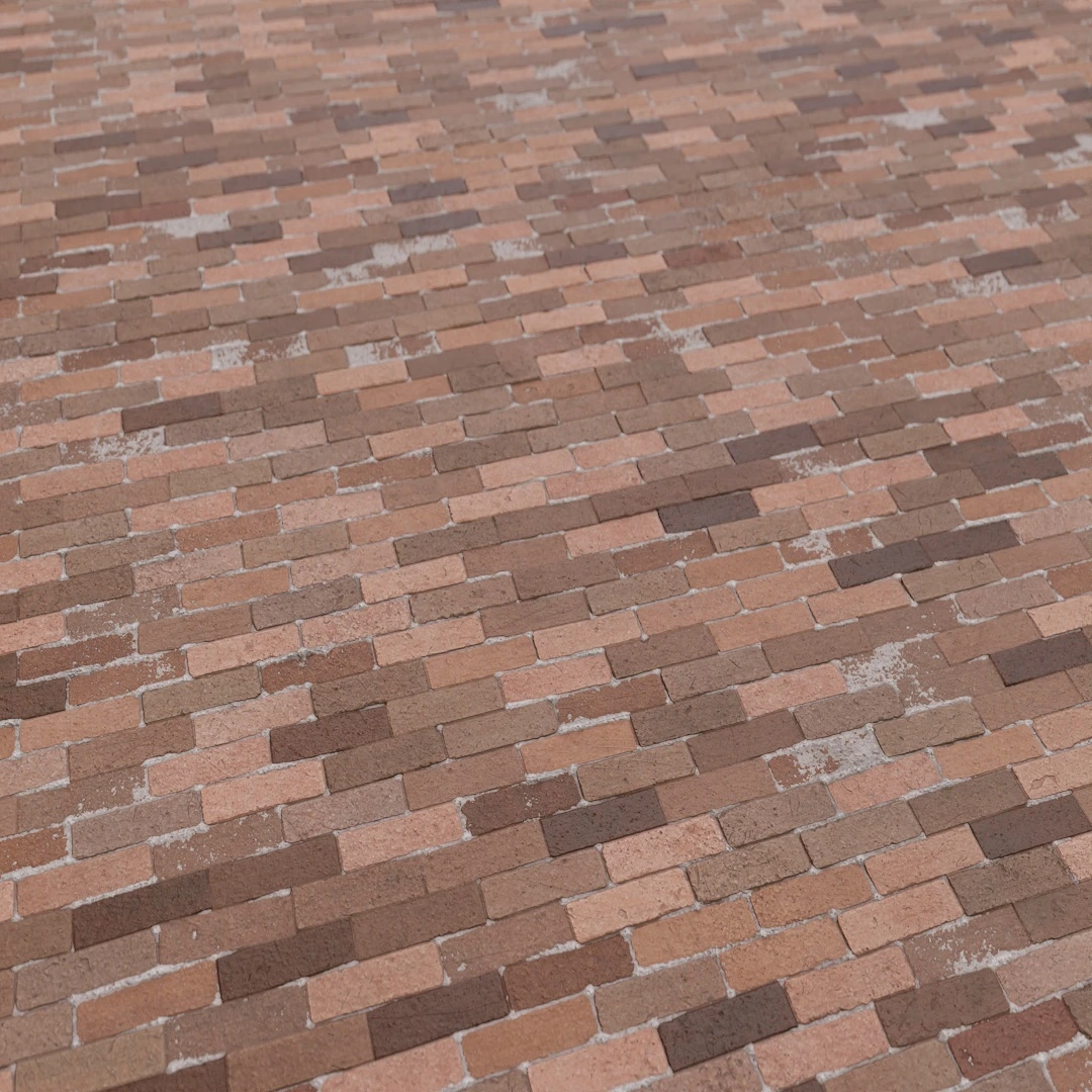 Multitone Brick Wall Texture