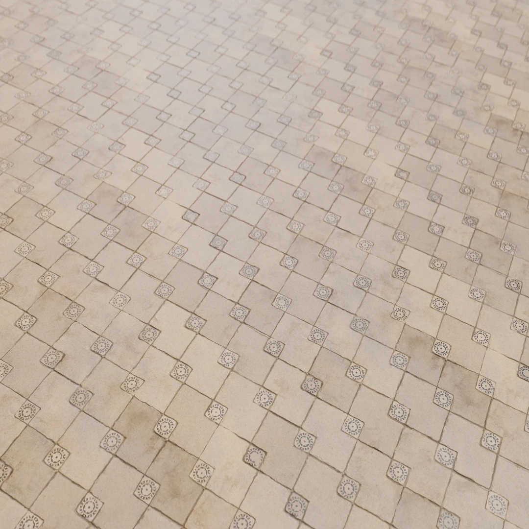 Old Patterned Travertine Texture