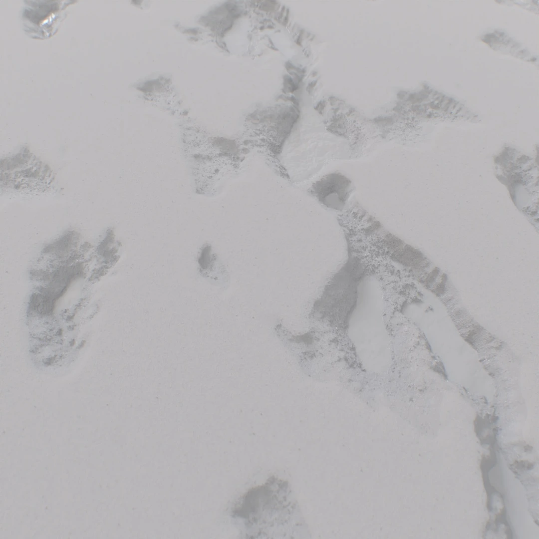 Pristine Melting Snow Texture