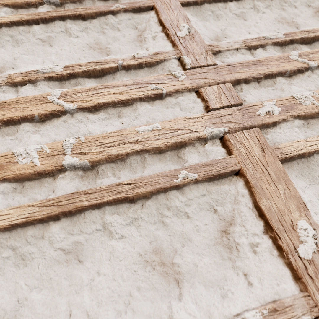Rough Weathered Wood Lath Texture