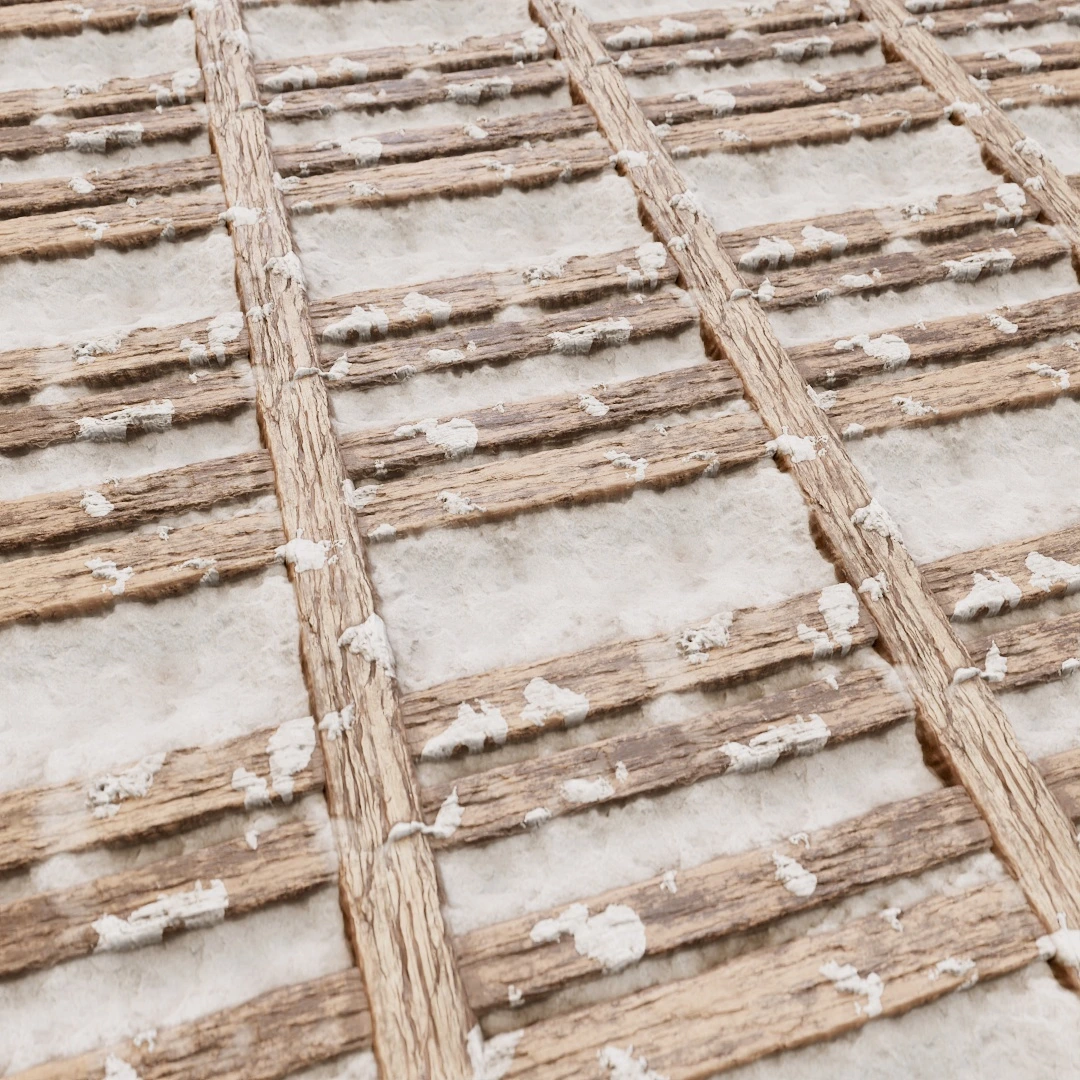 Rustic Wood Lath Patina Texture