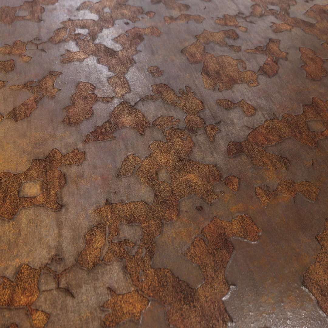 Rusty Peeling Patina Texture