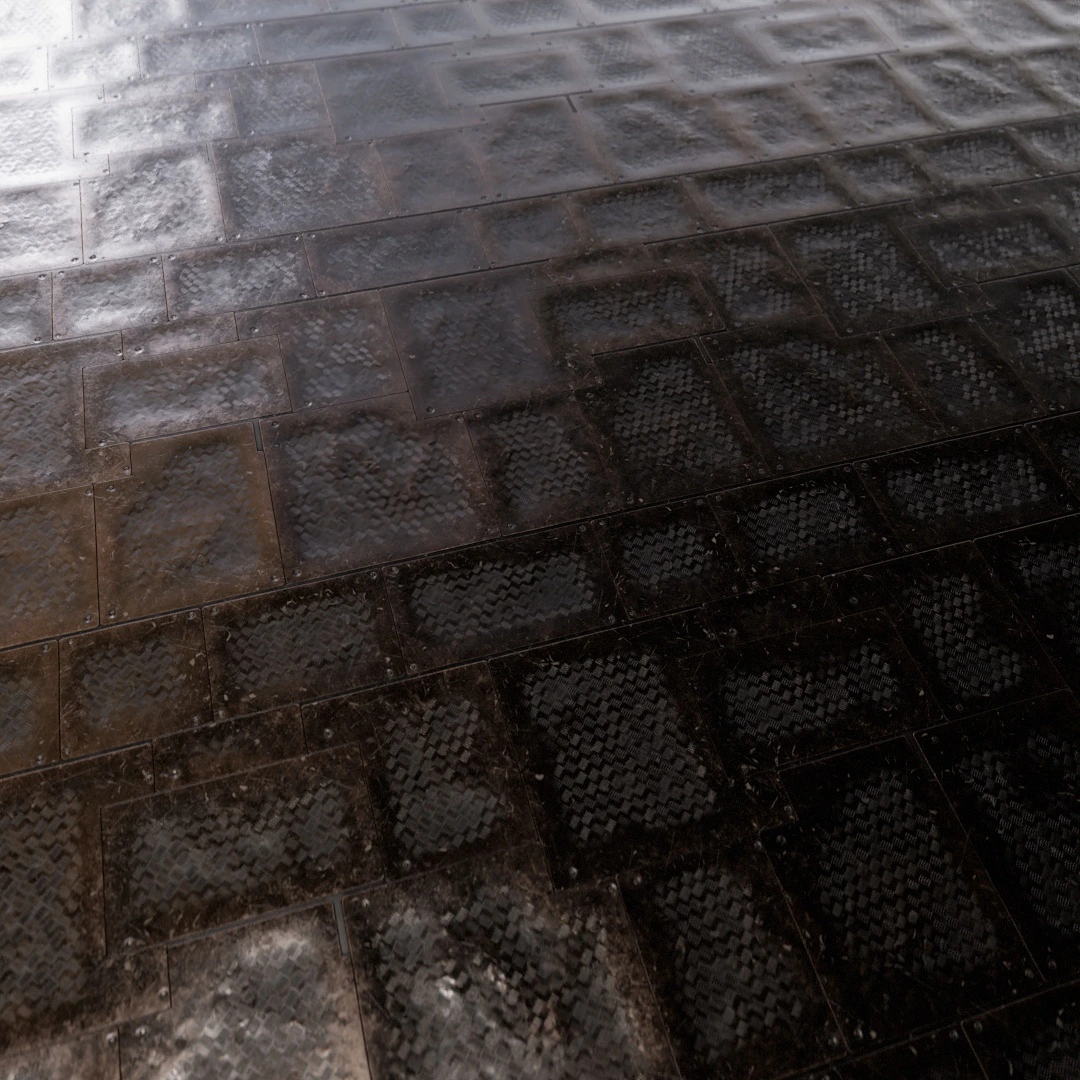 Sci-Fi Metal Floor Texture
