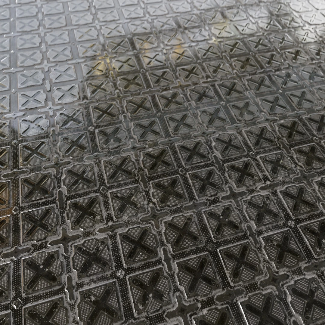 Sci-Fi Reflective Metal Panel Texture