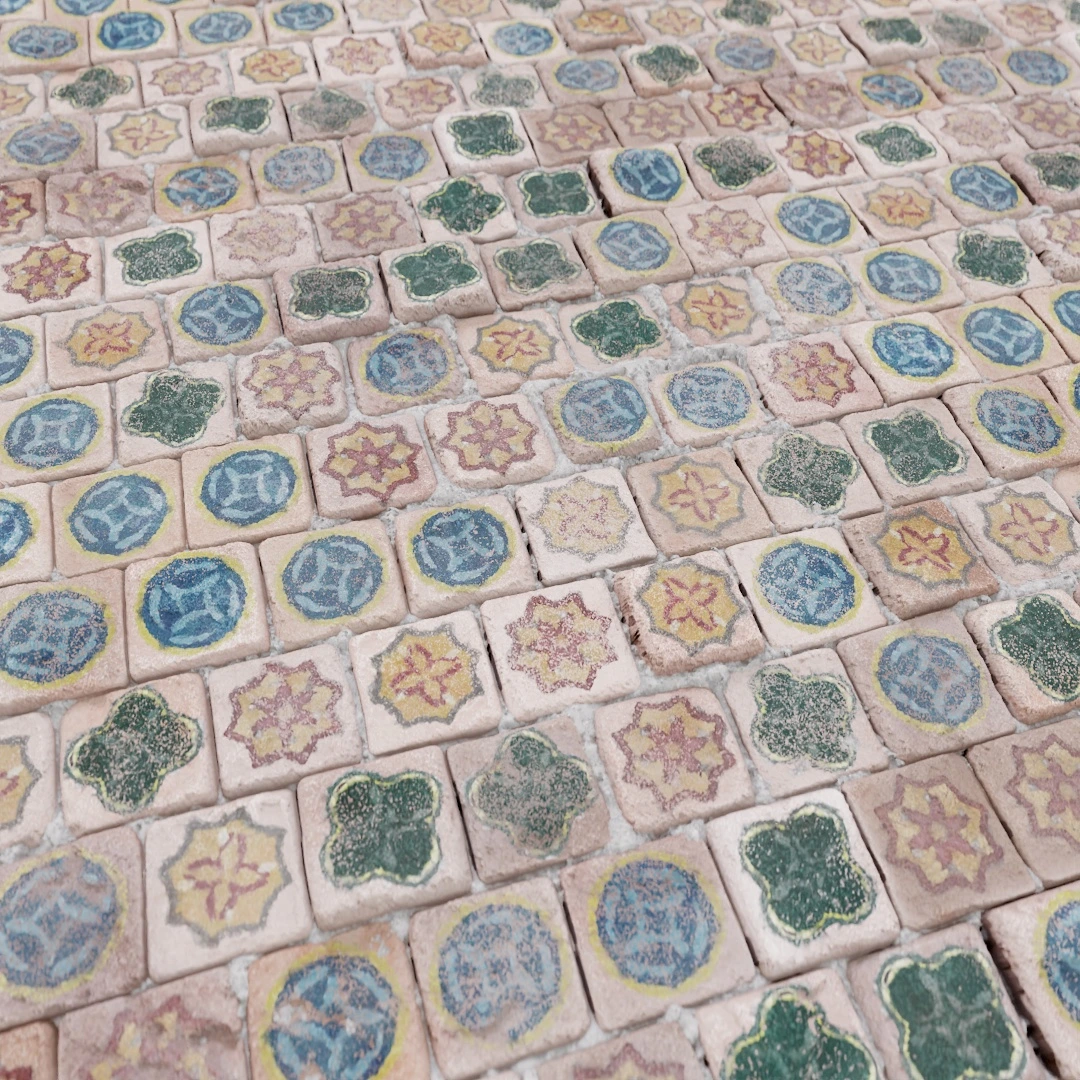 Vintage Mosaic Tile Texture