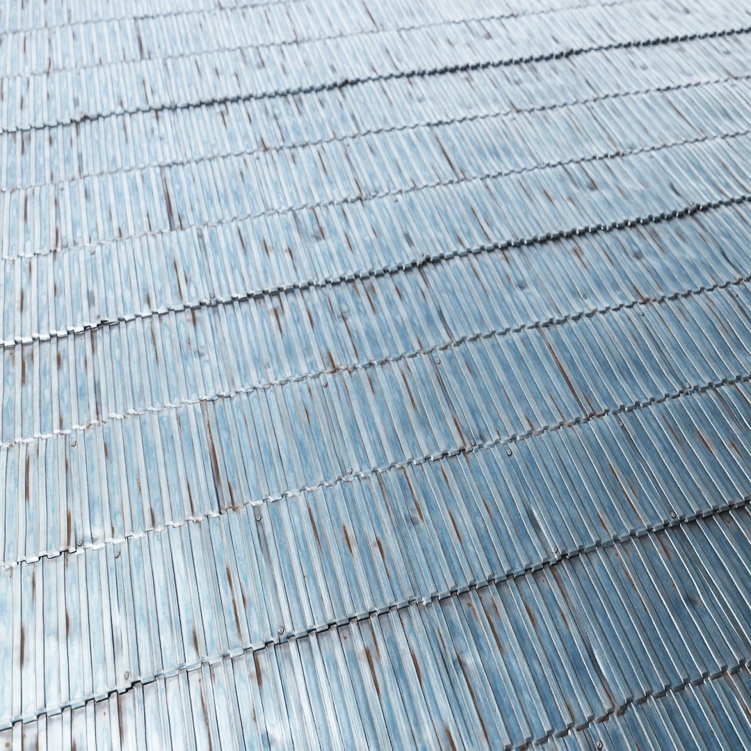 Weathered Steel Roof Texture