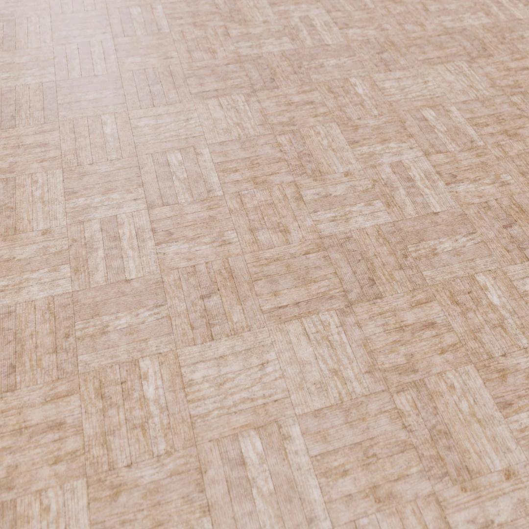 White Oak Mosaic Parquet Texture