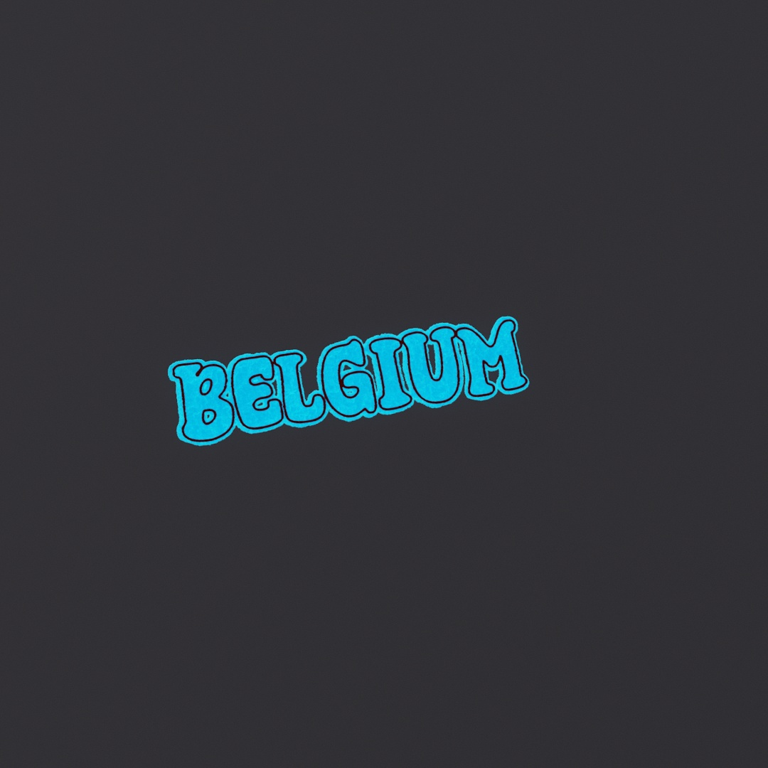 Belgium Graffiti Decal