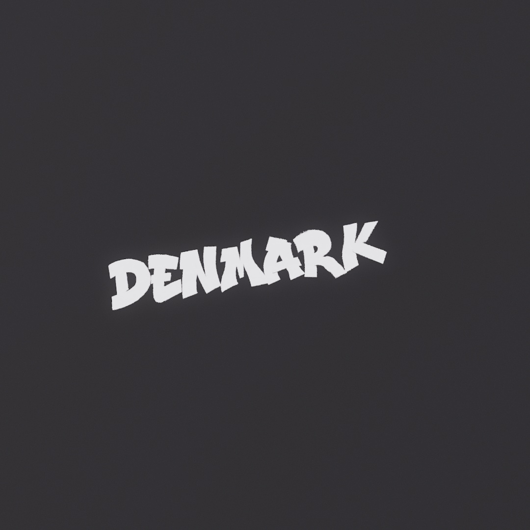Denmark Graffiti Decal