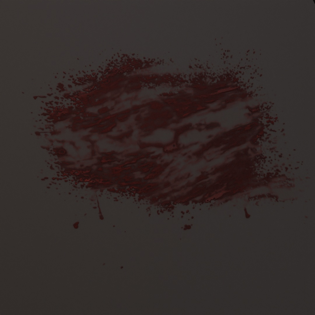 Dry Blood Spatter Decal