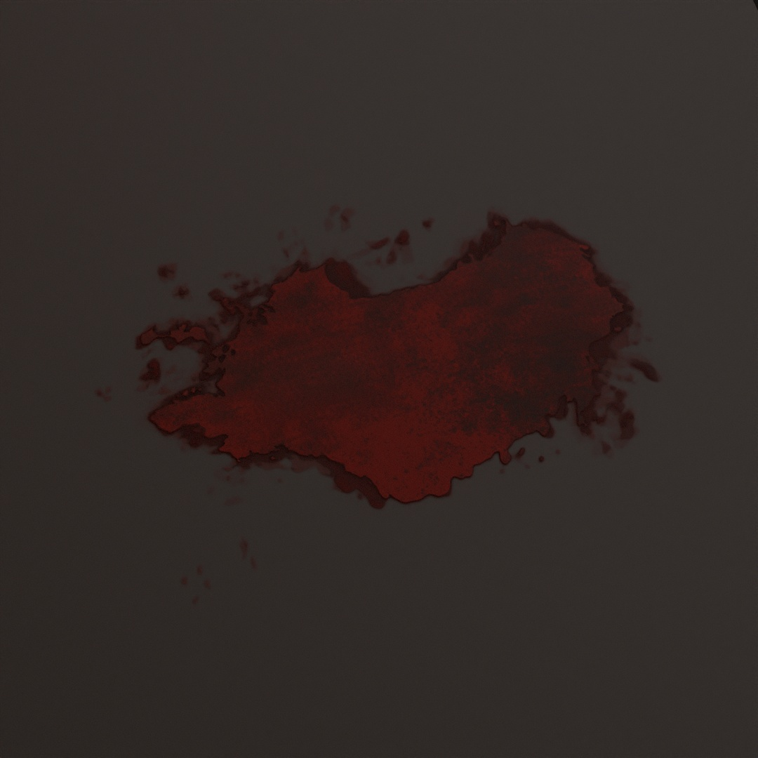 Dry Blood Spatter Decal