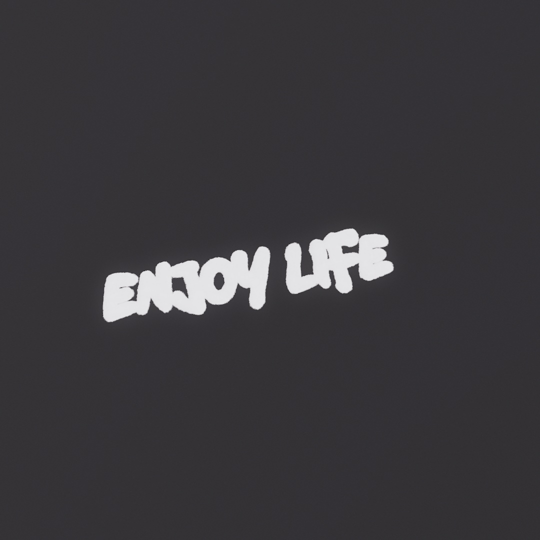 Enjoy Life Graffiti Decal
