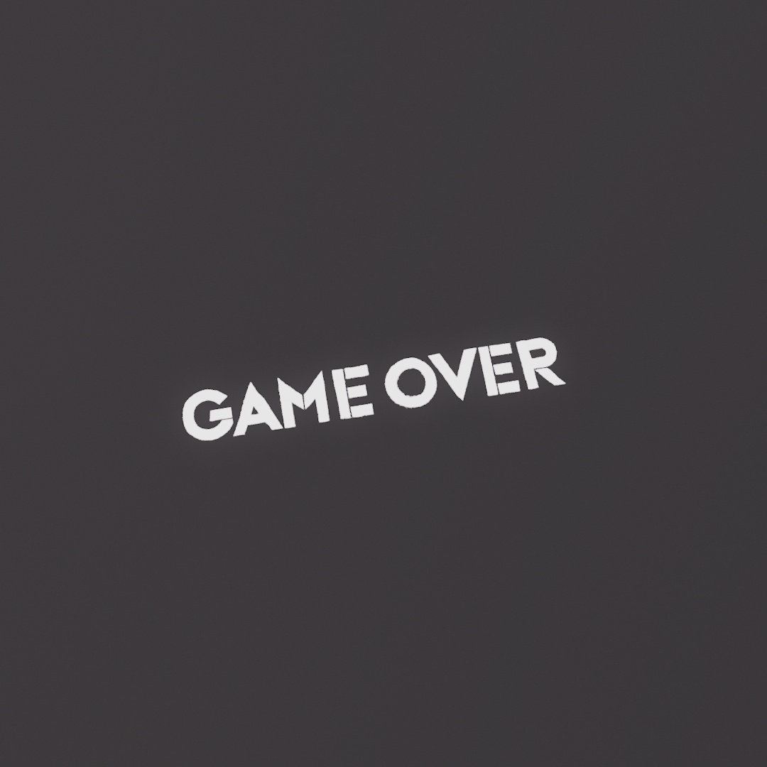 Game Over Graffiti Decal