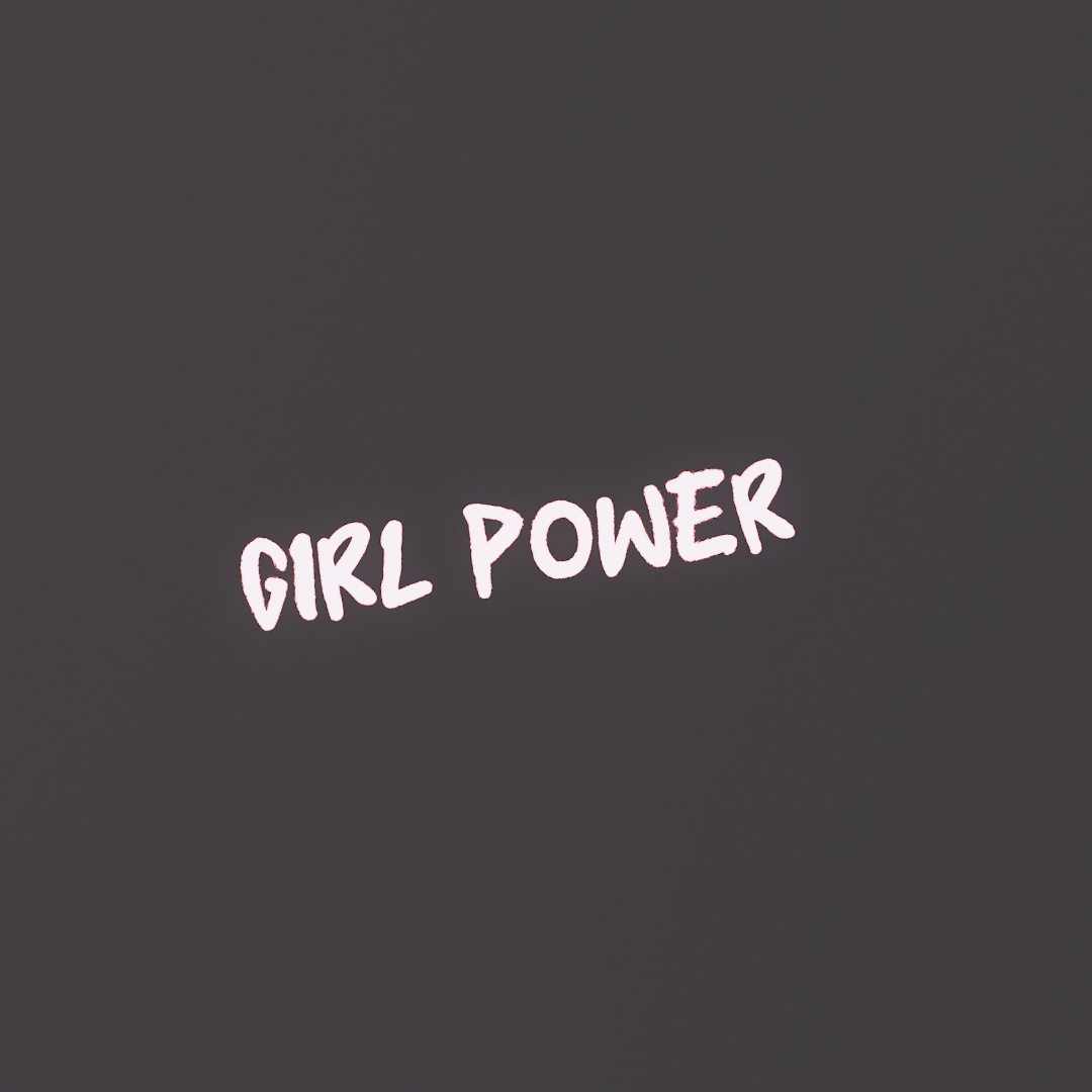 Girl Power Graffiti Decal