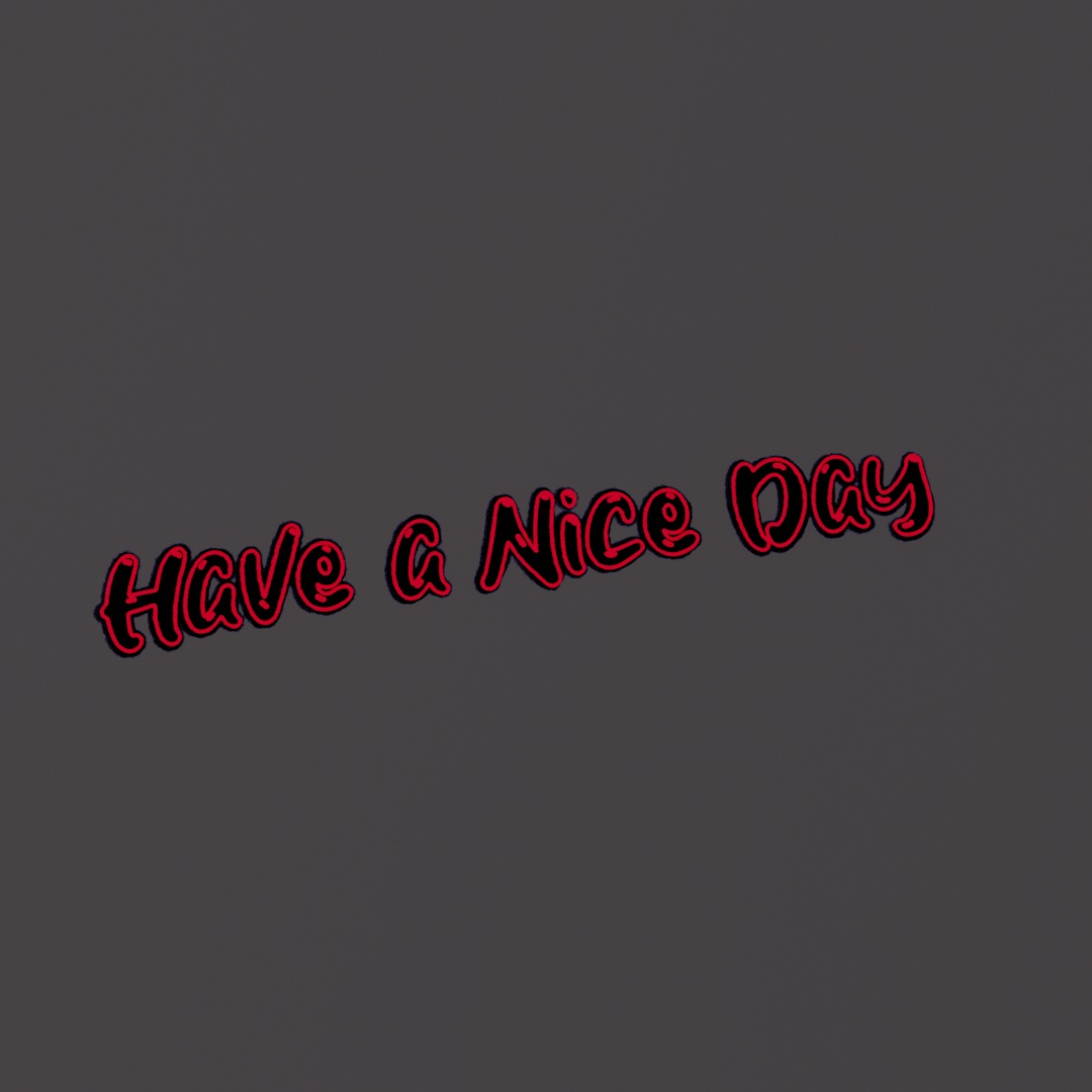 Have A Nice Day Graffiti Decal