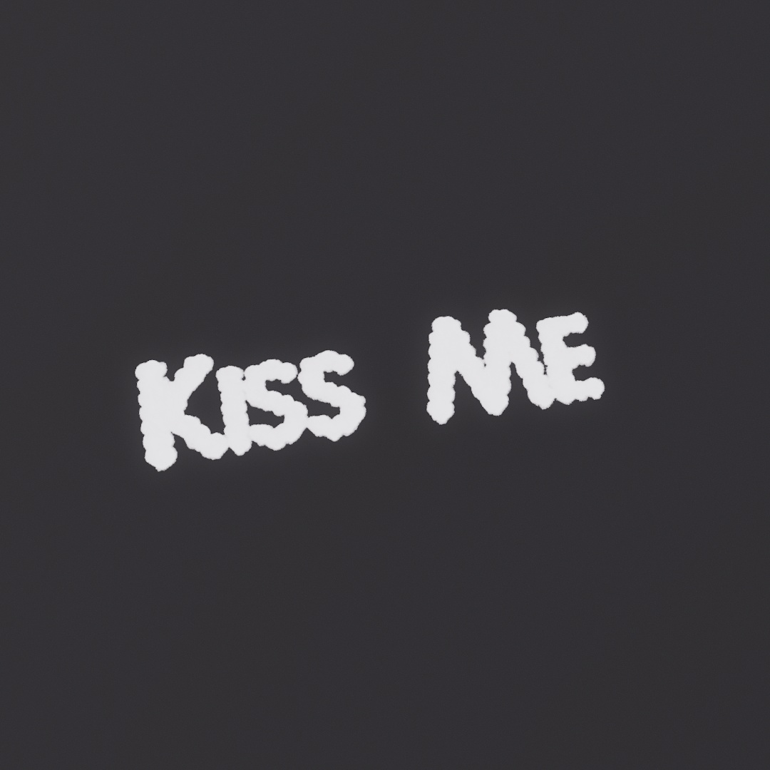 Kiss Me Graffiti Decal