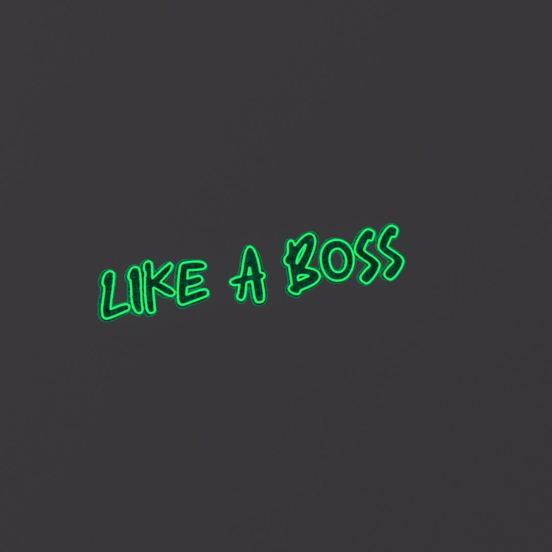 Like A Boss Graffiti Decal