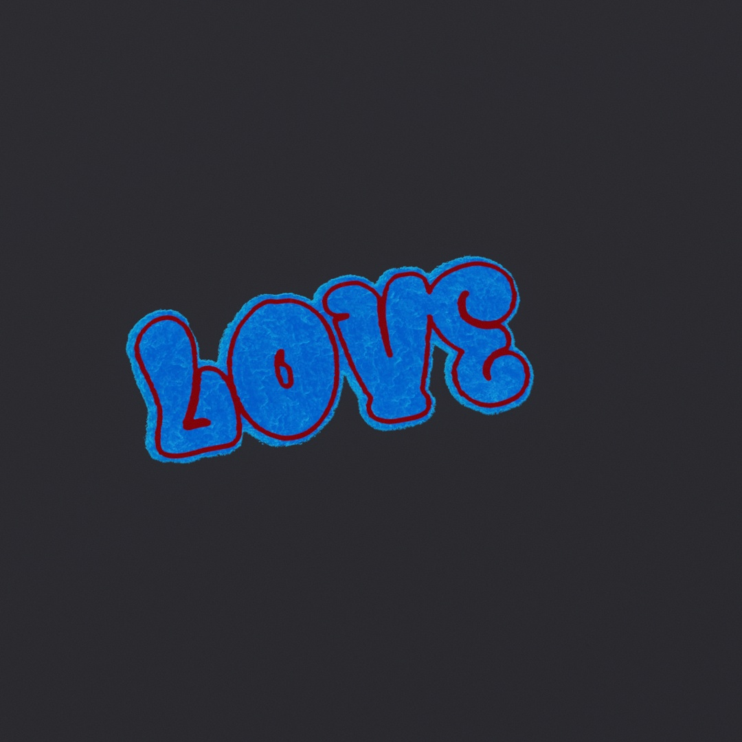 Love Graffiti Decal