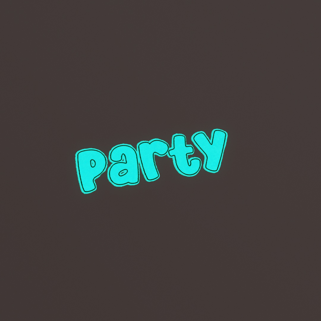 Party Graffiti Decal