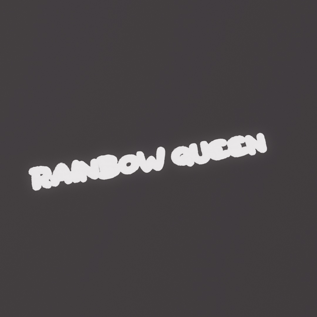 Rainbow Queen Graffiti Decal