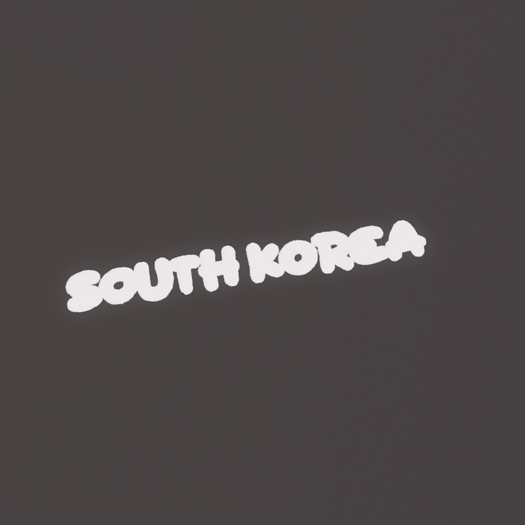 South Korea Graffiti Decal