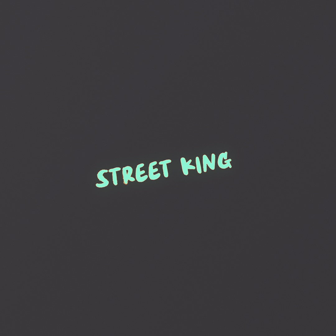 Street King Graffiti Decal