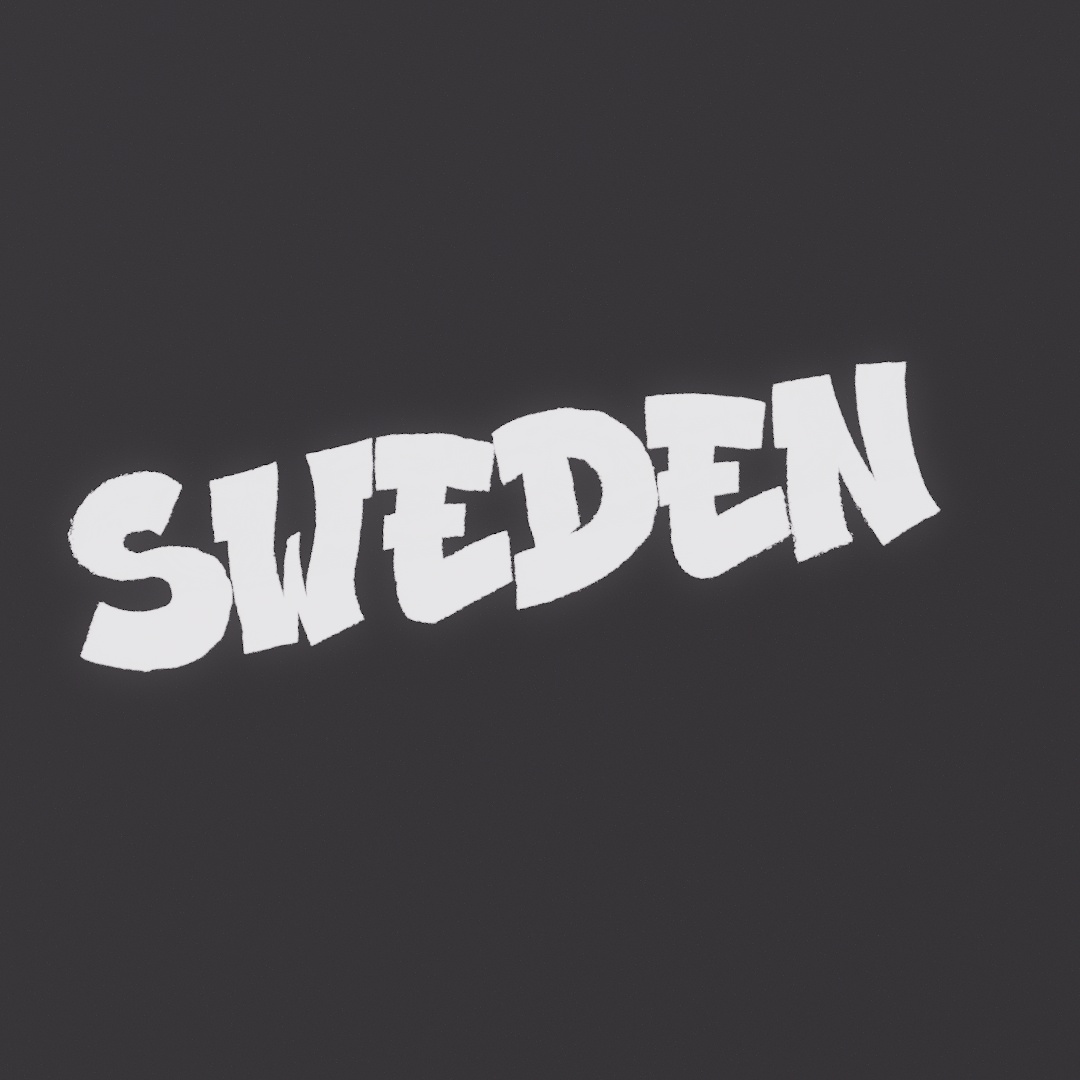 Sweden Graffiti Decal