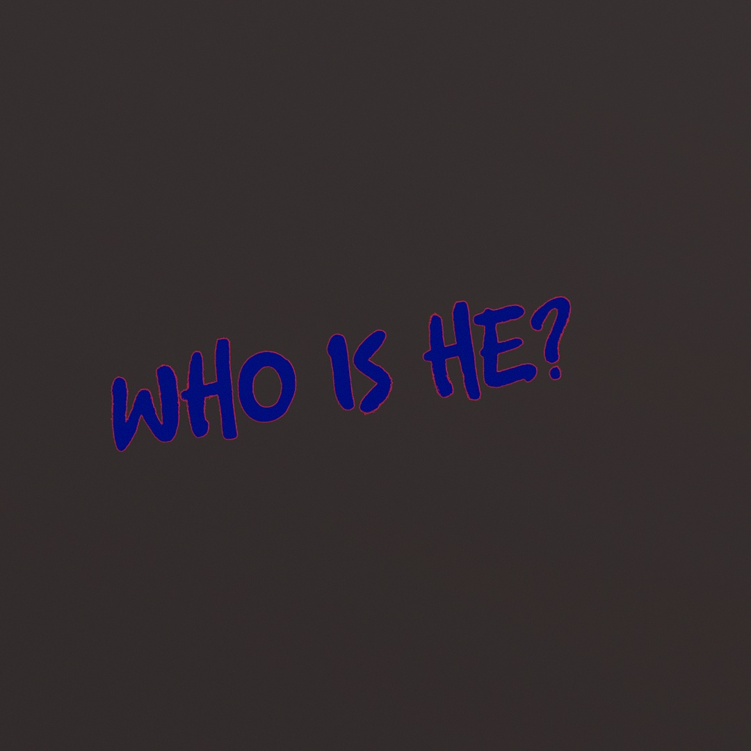 Who Is He Graffiti Decal