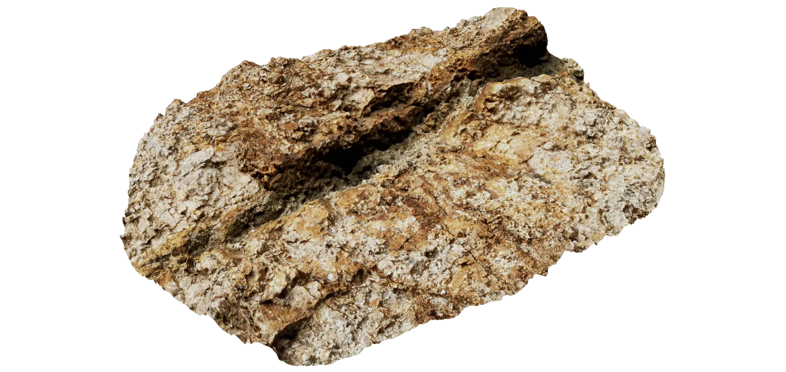 Ground Rock 3D Model