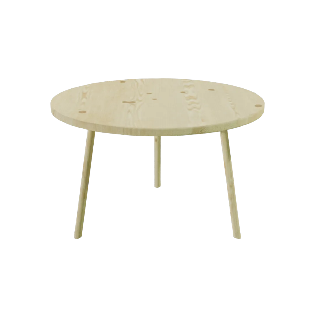 Circle Table 3D Model