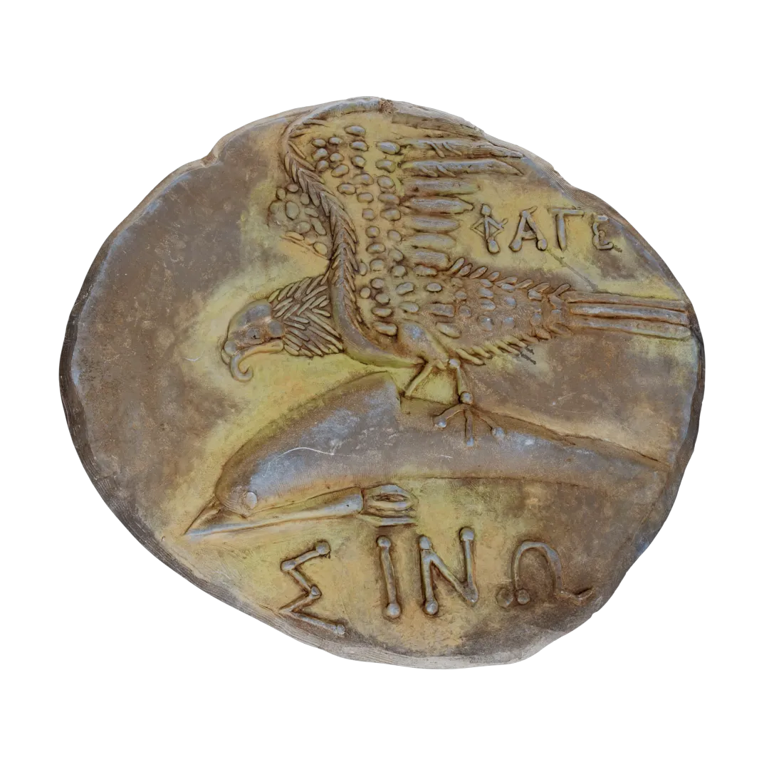 Antique Roman Coin 3D Model