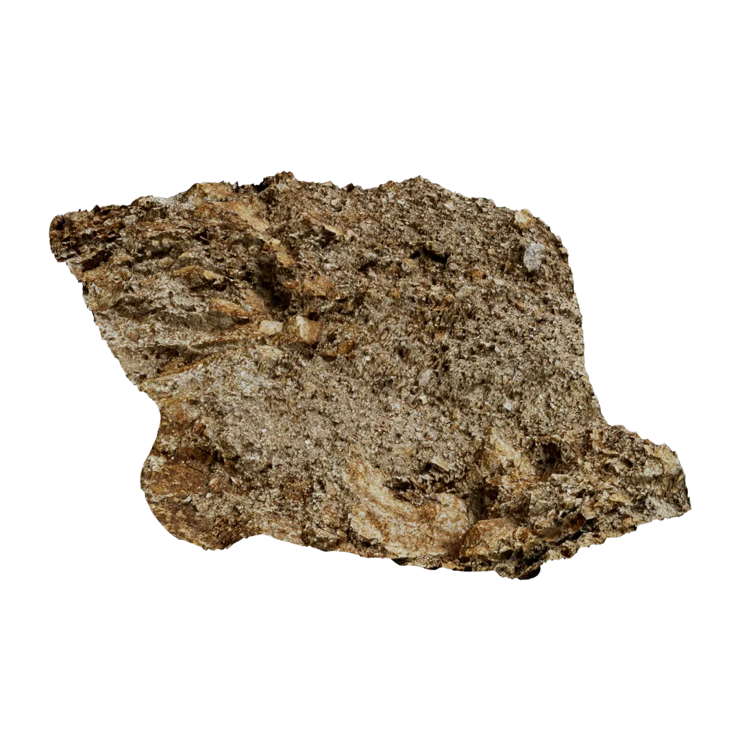 Ground Rock 3D Model