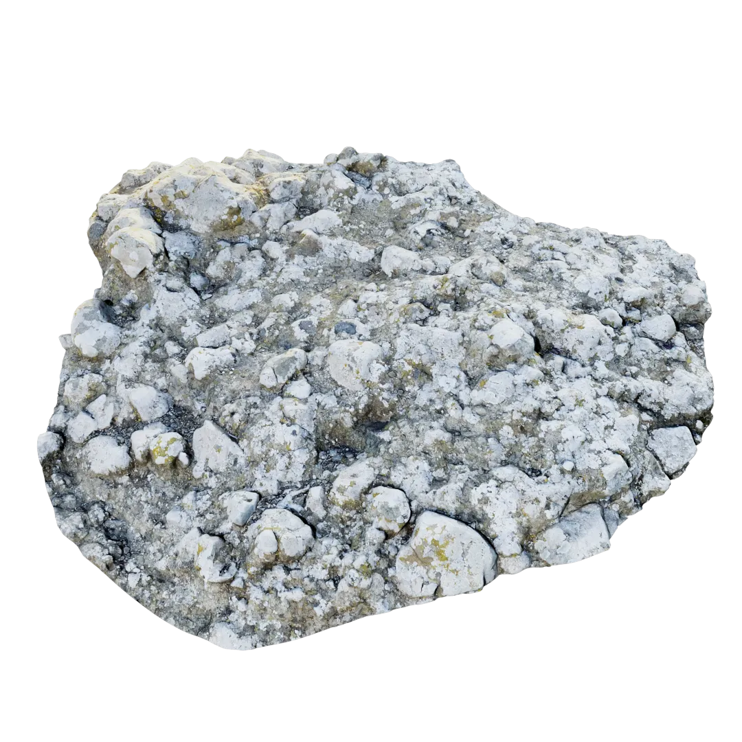 Ground Rock 3D Model